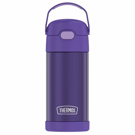 THERMOS 12-Ounce FUNtainer Vacuum-Insulated Stainless Steel Bottle (Purple) F4100PU6